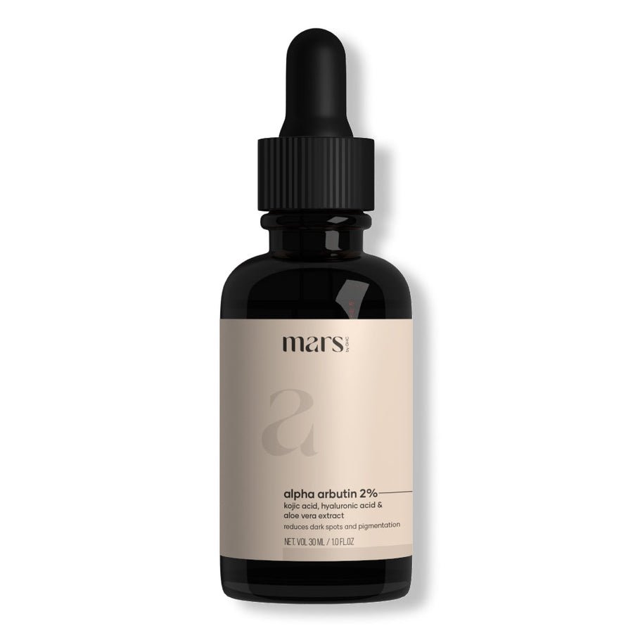 Mars 2% Alpha Arbutin Serum: With Kojic Acid, Hyaluronic Acid & Aloe Vera Extract