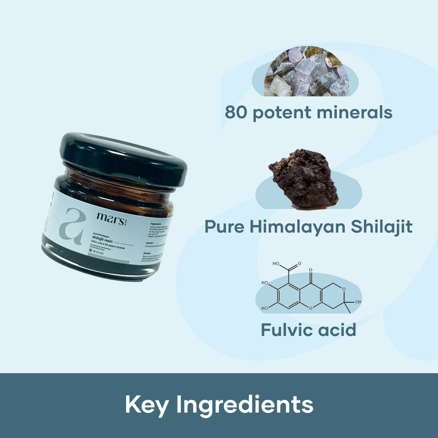 Vitality Booster Combo: Pure Himalayan Shilajit Resin & Natural Sea Moss Caps