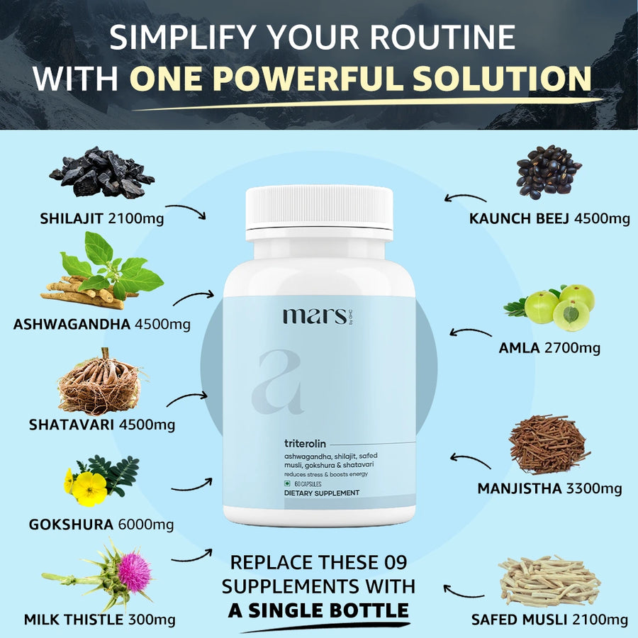 Strength and Stamina Boost - Powered by Triterolin (60N)