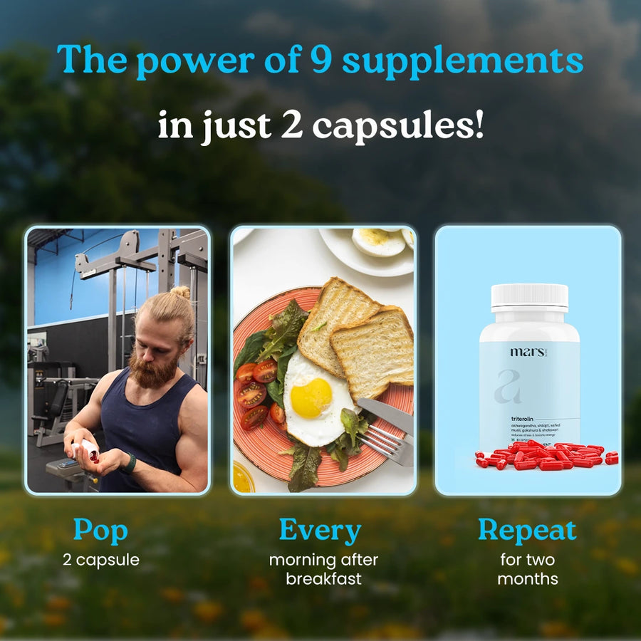 Strength and Stamina Boost - Powered by Triterolin (60N)