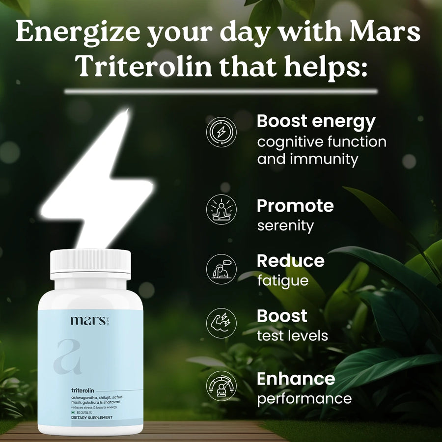 Strength and Stamina Boost - Powered by Triterolin (60N)