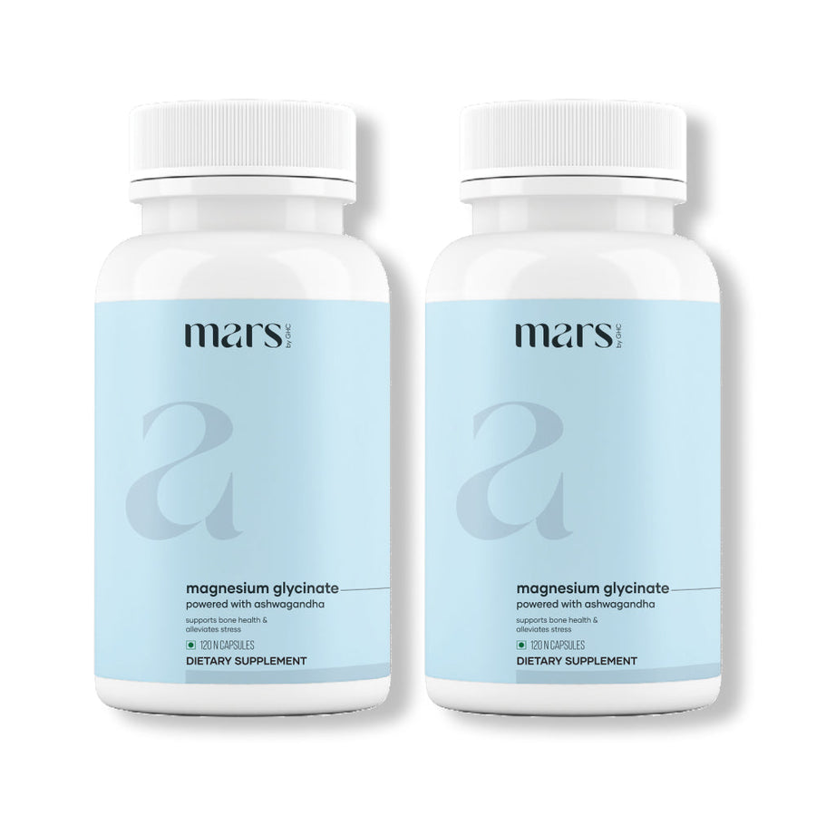 Magnesium Glycinate Capsules: Powered with Ashwagandha (120 N)