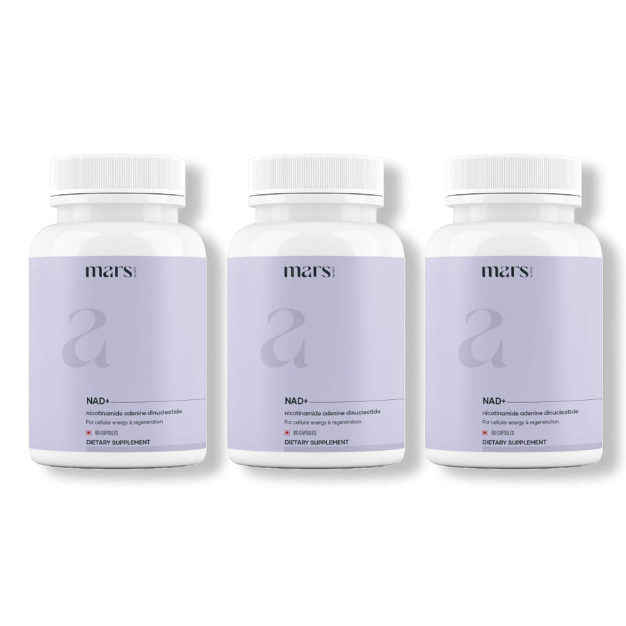 Mars NAD+ Capsules with NR & Vitamin B3 – Cellular Energy, Brain Health & Resilience Support (60N)