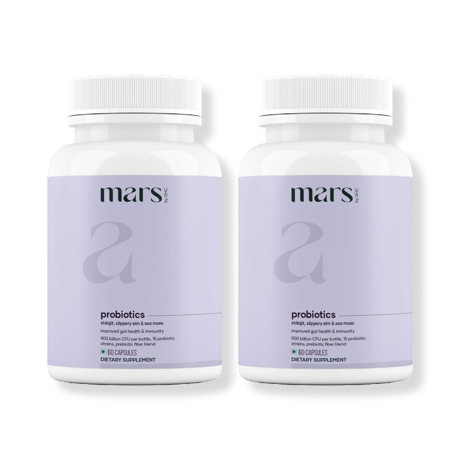 Mars Probiotics for Men: Powered with Shilajit, Sea Moss & Slippery Elm