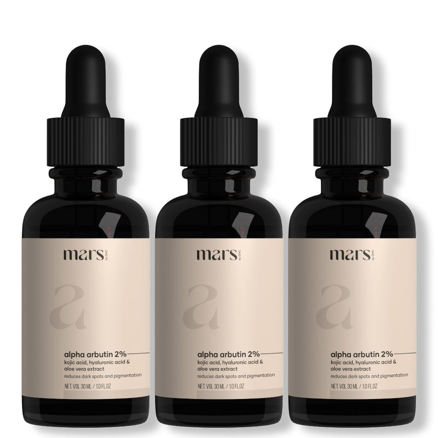 Mars 2% Alpha Arbutin Serum: With Kojic Acid, Hyaluronic Acid & Aloe Vera Extract