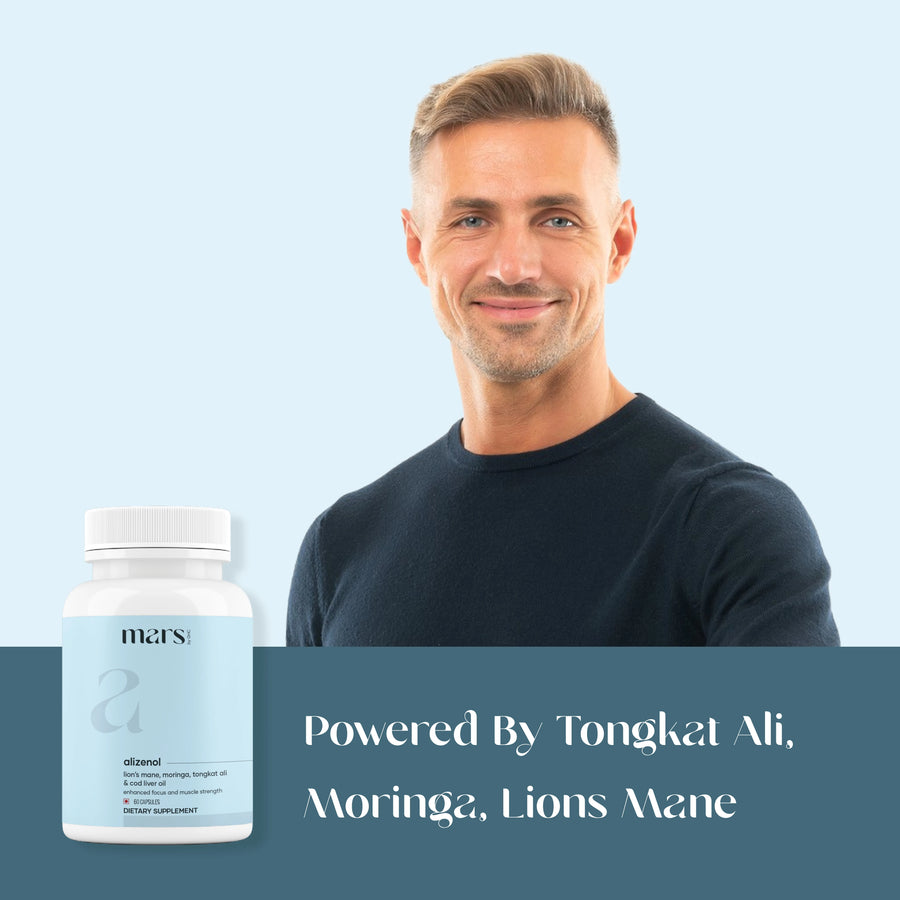 Mars Alizenol - Powered By Tongkat Ali, Moringa, Lions Mane